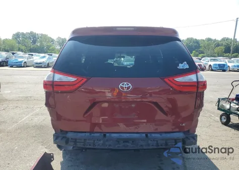 2015 Toyota Sienna Le from USA, damaged, VIN 5TDKK3DC9FS604841